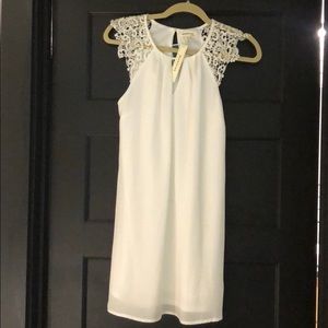 Monteau white dress (NWT)